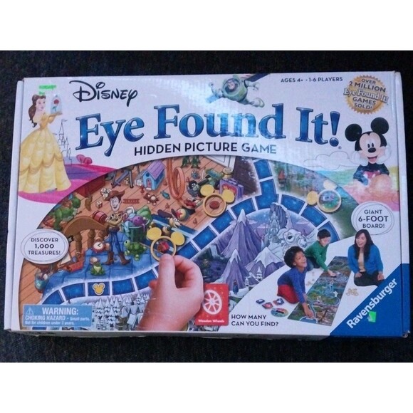 Ravensburger Other - Disney Eye Found It Hidden Picture Board Game Ravensburger 6ft Complete